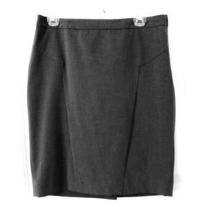 Gray Pencil Skirt